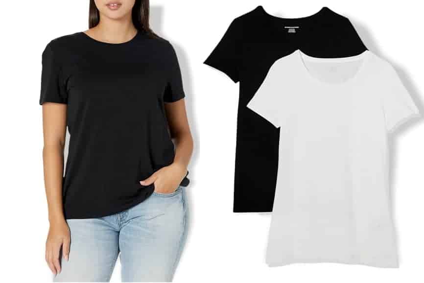black and white t shirts