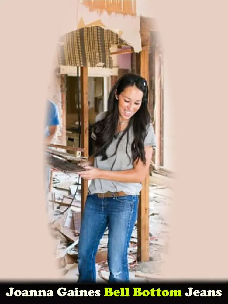 Joanna Gaines with Bell Bottom Jeans